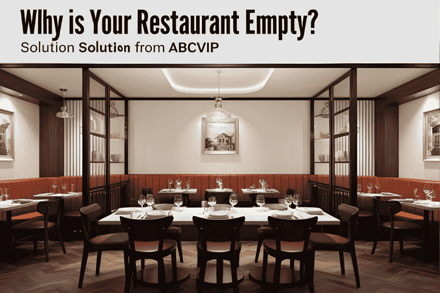 Tại sao nhà hàng của bạn lại không có khách? Giải pháp từ ABCVIP