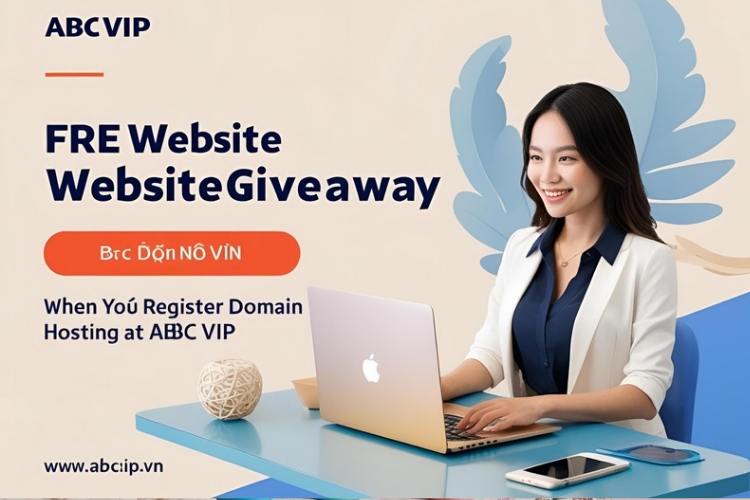 Tặng Website Miễn Phí Khi Đăng Ký Domain Hosting Tại ABC VIP
