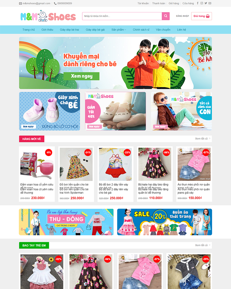 Chia sẻ Code Thời Trang Mẹ và Bé
